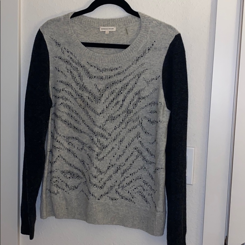 Rebecca Taylor Embellished Sweater